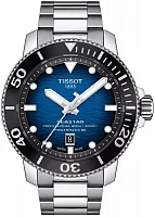 Tissot Seastar 2000 Professional Automatic Powermatic 80 46mm Black Rubber Blue Gradient Dial T120.607.11.041.01