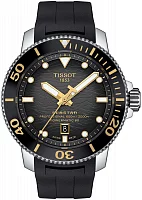 Tissot Seastar 2000 Professional Automatic Powermatic 80 46mm Black Rubber Grey Dial T120.607.17.441.01