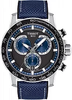 Tissot Supersport Chrono Blue Dial Blue Hybrid Strap T125.617.17.051.03