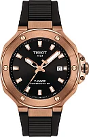 Tissot T-Race Powermatic 80 Black Dial Rose Gold PVD T141.807.37.051.00