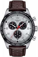 Tissot V8 Silver Dial Brown Leather Strap T131.617.16.032.00
