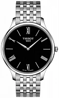 Tissot Tradition Ultra Fine Steel Bracelet Black Dial T063.409.11.058.00