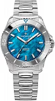 Venezianico Nereide 39 Automatico Tungsteno Mother of Pearl Canova Bracelet Blue 3121541C