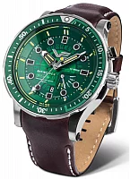 Vostok Europe Batiscafos Kinetic Day-Date Brown Leather Straps Set PX84-511A770