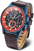Vostok Europe Expedition Northpole Solar Chrono Date Brown Leather Straps Set VR42-595D734