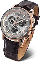 Vostok Europe Limousine 2.0 Quartz Chrono Date Leather Strap VK68-561B785