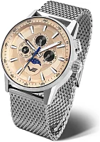 Vostok Europe Limousine 2.0 Quartz Day-Date Moonphase Mesh 6P00-561A789B