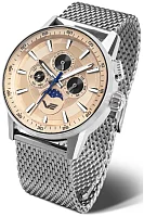 Vostok Europe Limousine 2.0 Quartz Day-Date Moonphase Mesh 6P00-561A789B