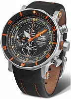 Vostok Europe Lunokhod 2 Quartz Chrono Day-Date Straps Set YM86-620A506