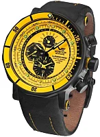 Vostok Europe Lunokhod 2 Quartz Chrono Day-Date Straps Set YM86-620C504