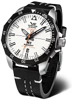 Vostok Europe N1 Rocket Automatic Date Black Leather Strap NH35A-225E711