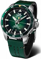 Vostok Europe N1 Rocket Automatic Date Green Leather Strap NH35A-225A710