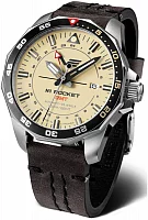Vostok Europe N1 Rocket Automatic GMT Date Leather Strap NH34-225A713