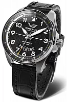 Vostok Europe Space Race Automatic Black Leather Strap NH35A-325A745