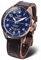 Vostok Europe Space Race Automatic Brown Leather Strap NH35A-325B746