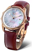 Vostok Europe Vilnele Lady Solar Date Mother-of-Pearl Diamonds Straps Set VS42-125B754
