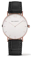 Paul Hewitt Sailor Line Rose White Sand Leather Black PH-SA-R-ST-W-15M