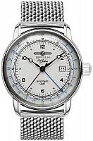 Zeppelin 100 Years Zeppelin Automatic GMT Mesh ZE-8666M-1