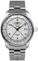 Zeppelin 100 Years Zeppelin Automatic GMT Metal Bracelet ZE-8666MB1
