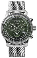 Zeppelin 100 Years Zeppelin Quartz Chrono Alarm Mesh ZE-8680M-4