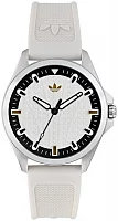 adidas Originals Iconic One White Dial White Silicone Strap AOFH25002