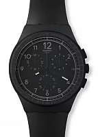 Swatch Chrono Plastic Black Efficiency SUSB400