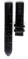 Paski i części Pasek Skórzany Tissot Czarny 16mm Dressport T610029086