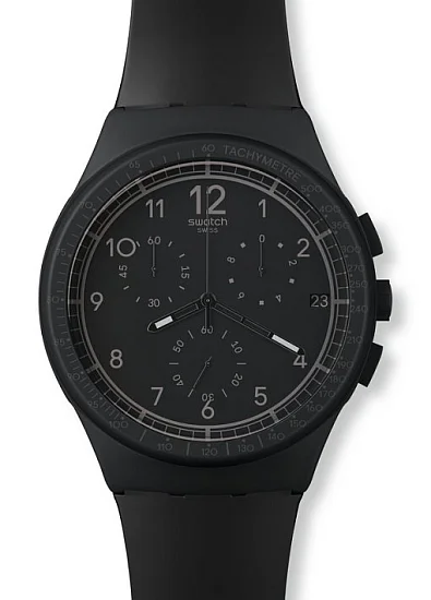 Swatch Chrono Plastic Black Efficiency SUSB400