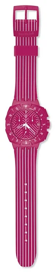 Swatch Colour Codes Chrono Plastic Pink Run SUIP401