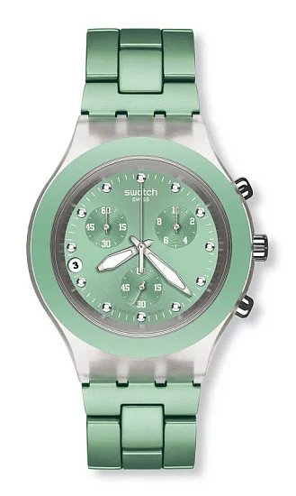 Swatch Diaphane Chrono Full Blooded Mint SVCK4056AG
