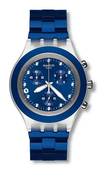 Swatch Diaphane Chrono Full Blooded Navy SVCK4055AG