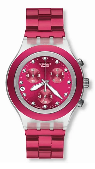 Swatch Diaphane Chrono Full Blooded Raspberry SVCK4050AG