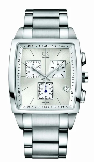 CALVIN KLEIN Gent Bold Square Ext Chrono K3047126