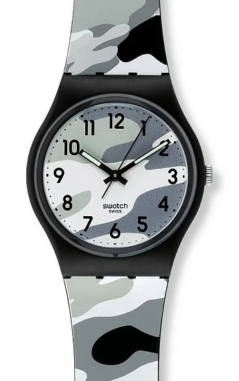 Swatch Gent Camouflage Hiding Grey GB260