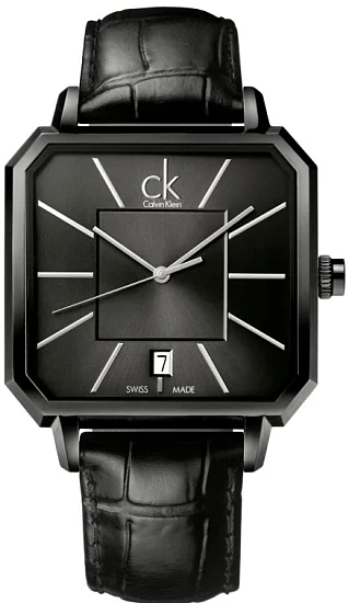 CALVIN KLEIN Gent Concept Black PVD K1U21402