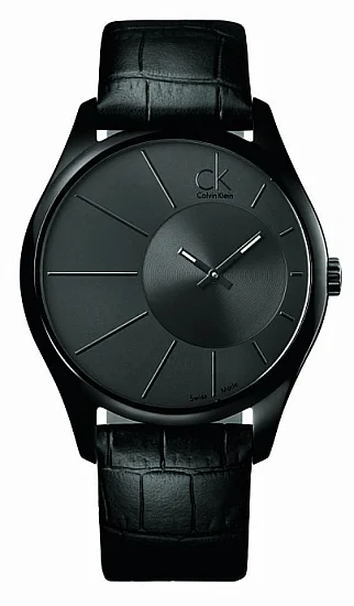 CALVIN KLEIN Gent Deluxe Black Collection PVD K0S21402