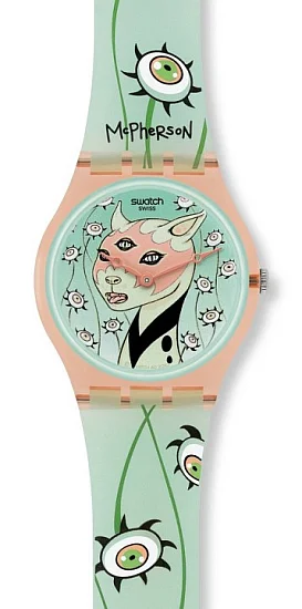 Swatch Gent Kidrobot Eyes Are Watching GP132