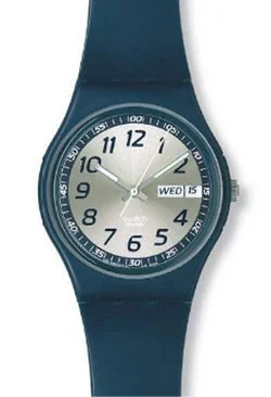 Swatch Gent Time In Blue GN716