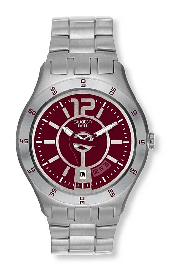 Swatch Irony Big In a Burgundy Mode YTS405G