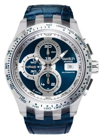 Swatch Irony Chrono Automatic Right Track Blue SVGK407