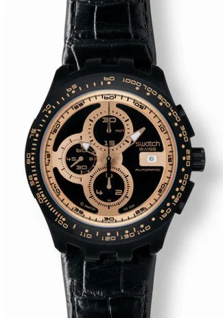 Swatch Irony Chrono Automatic Right Track Sunset Pink PVD SVGB402