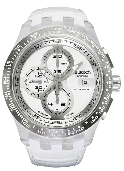 Swatch Irony Chrono Automatic Right Track White SVGK406