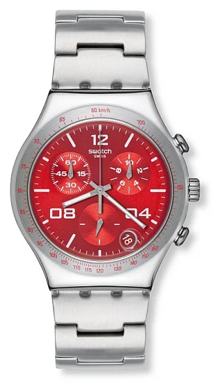 Swatch Irony Chrono Blustery Red YCS563G
