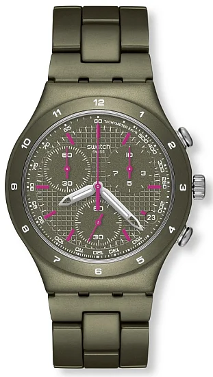 Swatch Irony Chrono Camouflage Green Coat YCM4002AG