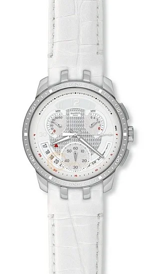 Swatch Irony Retrograde Cold Hour White YRS426