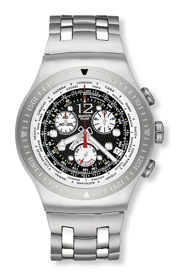 Swatch Irony The Chrono Get Fly Black YOS414G