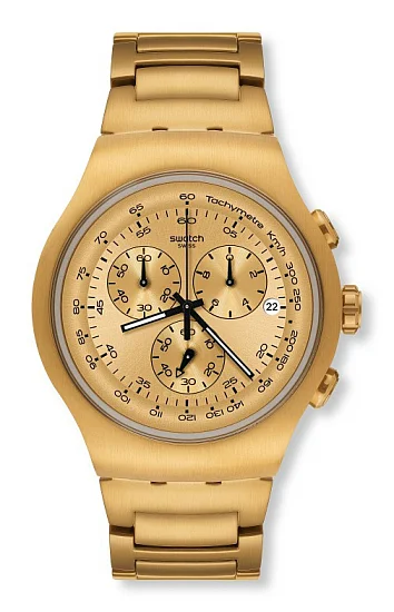 Swatch Irony The Chrono Golden Block YOG402G