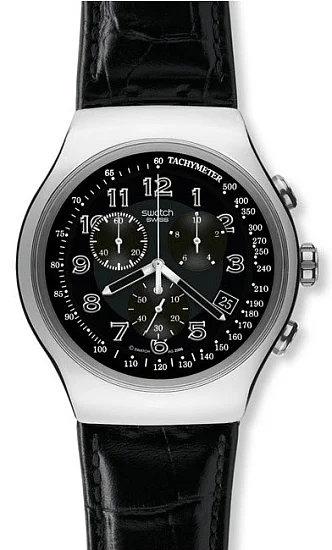 Swatch Irony The Chrono Your Turn Black YOS440
