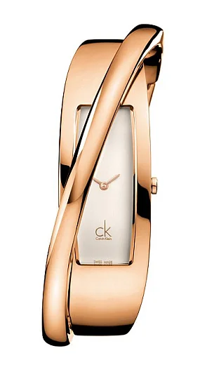 CALVIN KLEIN Lady Feminine Pink Gold PVD Rozmiar M K2J23601