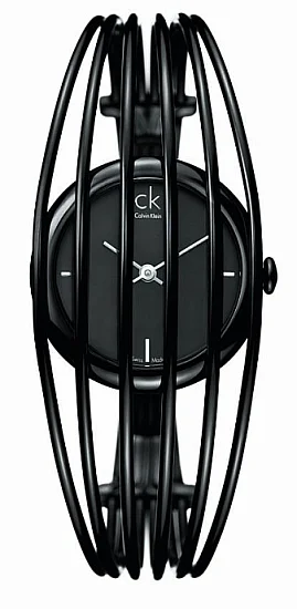 CALVIN KLEIN Lady Fly Black Collection PVD Rozmiar S K9924402